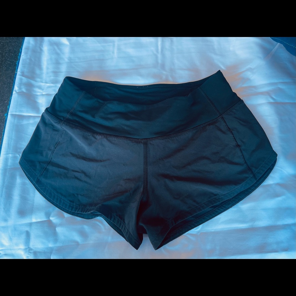 Lululemon Speed Up Shorts - 2.5” -Size 2 Black